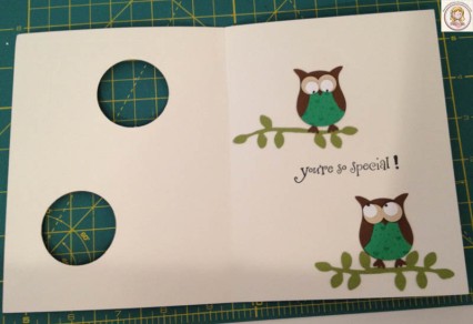 Stampin Up Owl Punch Greeting Card