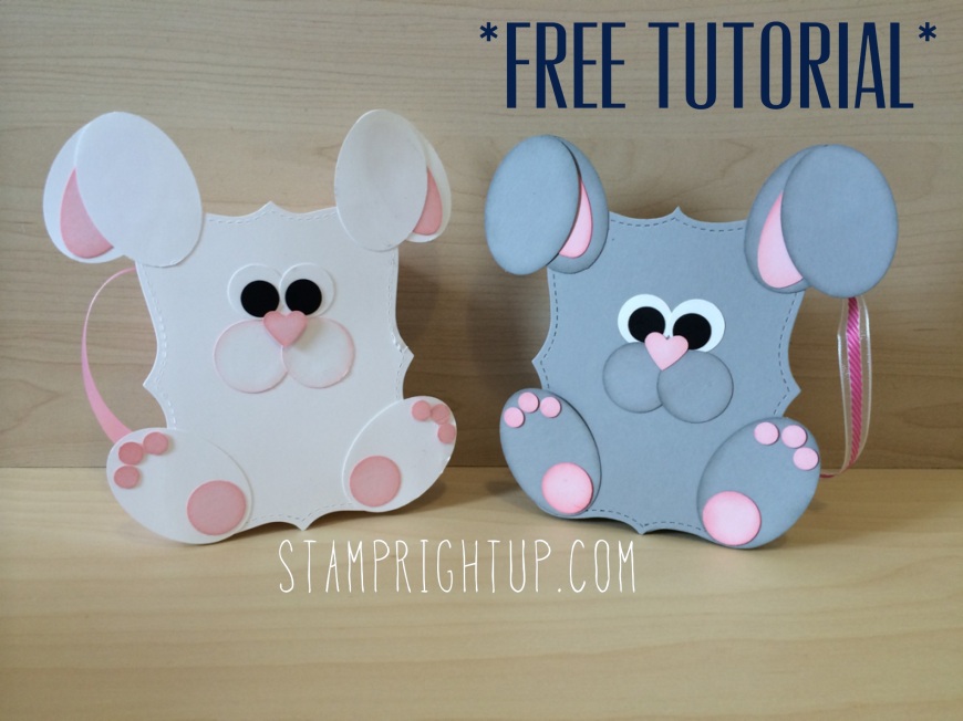 Bunny Box free tutorial by Stamp Right Up Wendie Bee 